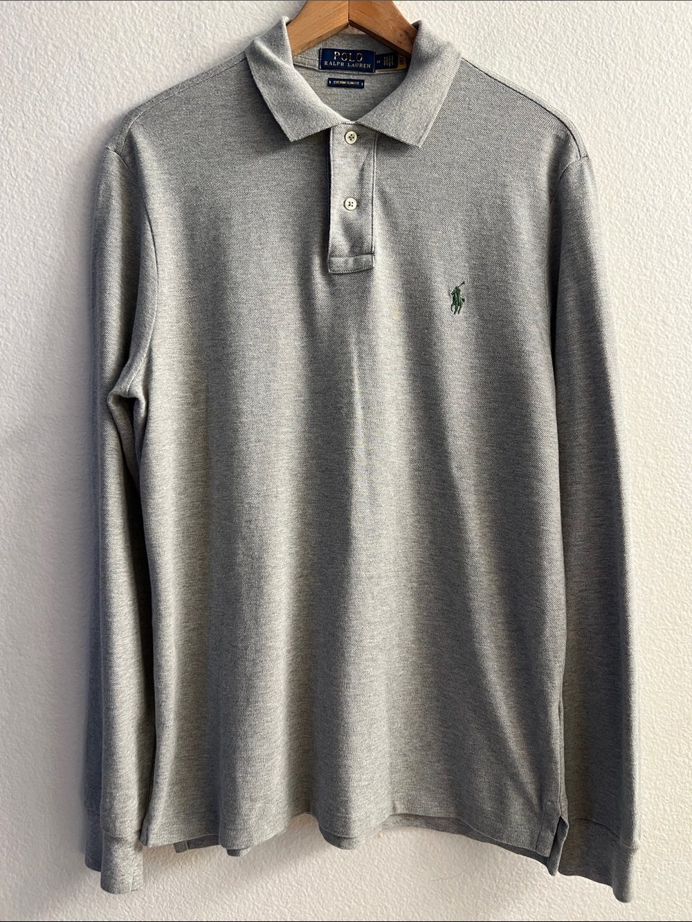 Polo Ralph Lauren Custom Slim Fit Mesh Polo Shirt Size M
